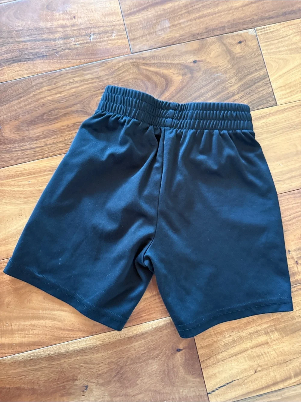 Champion Kids Black Shorts with Logo Patch